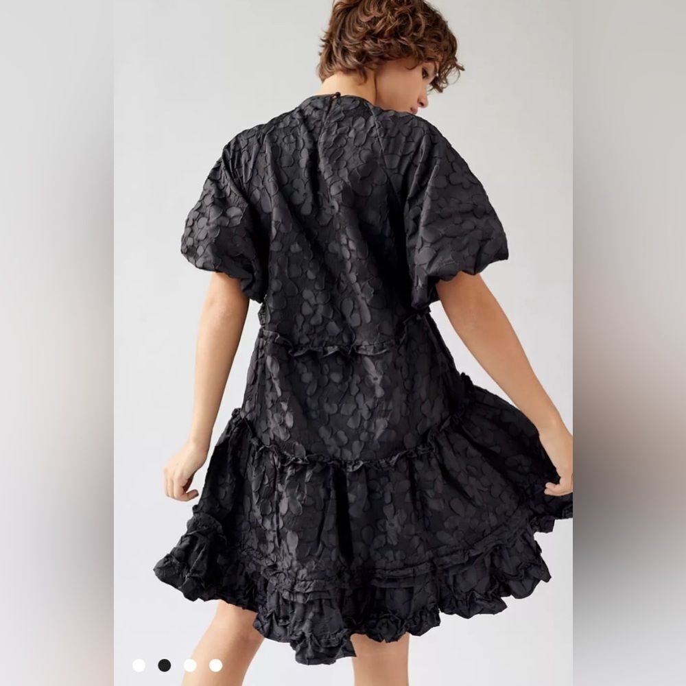 Sister Jane Nora Jacquard Floral Mini Dress Size Small